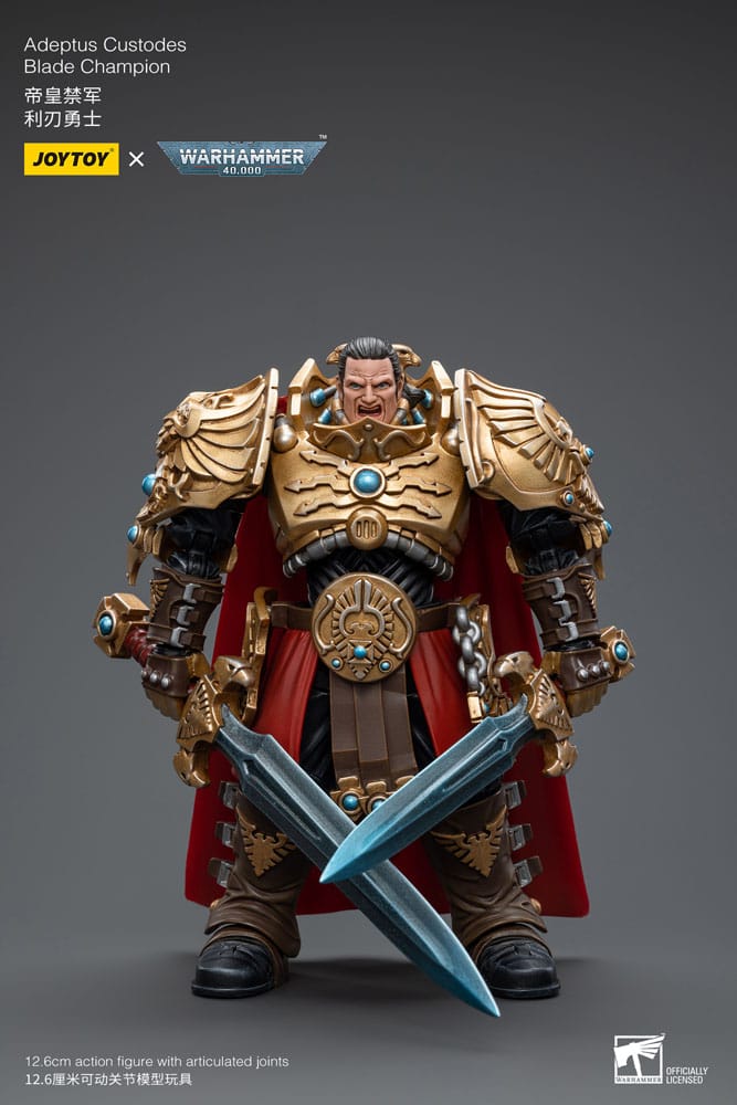 Warhammer 40k Action Figure 1/18 Adeptus Custodes Blade Champion 12 cm 6973130378124