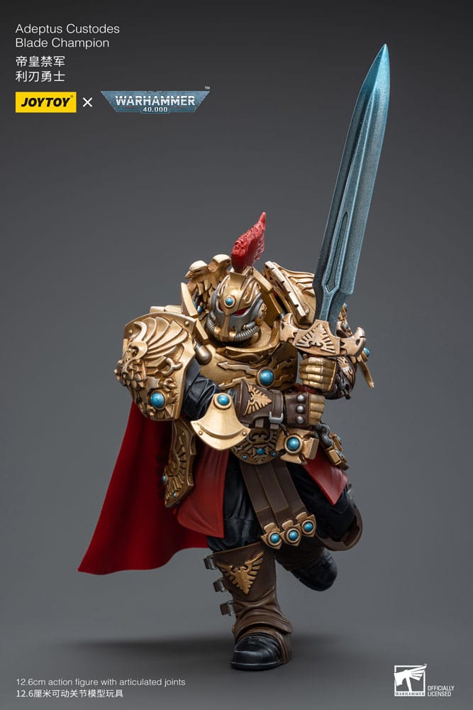 Warhammer 40k Action Figure 1/18 Adeptus Custodes Blade Champion 12 cm 6973130378124