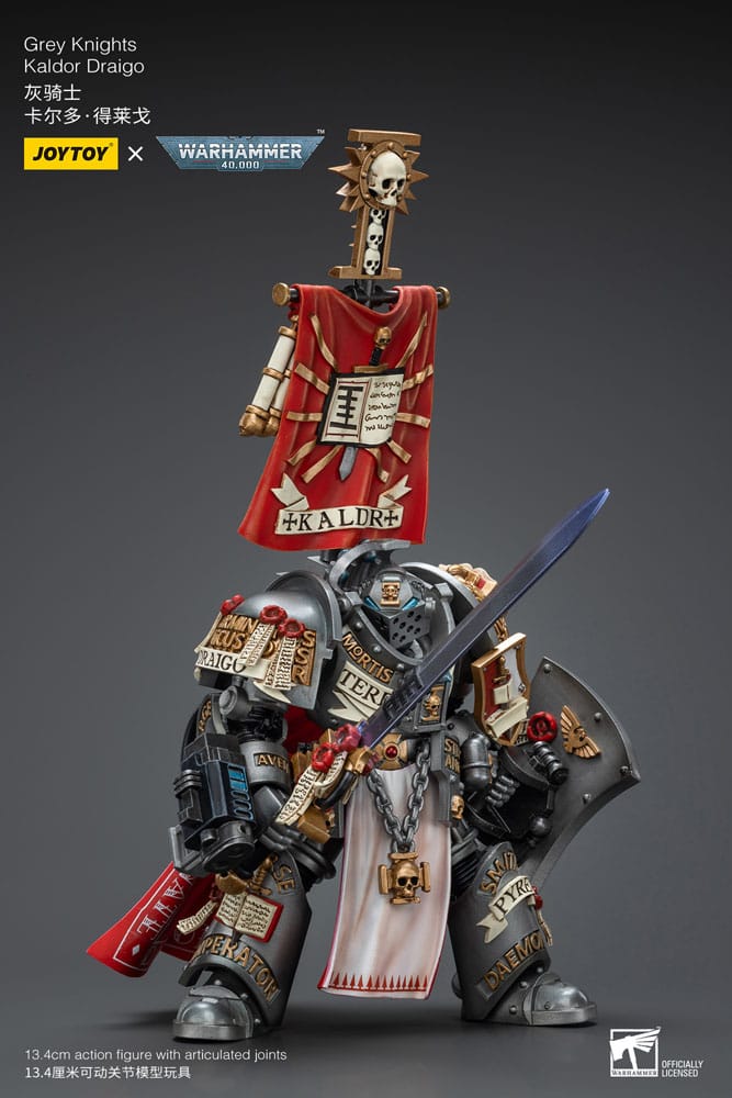 Warhammer 40k Action Figure 1/18 Grey Knights Kaldor Draigo 14 cm 6927054400201