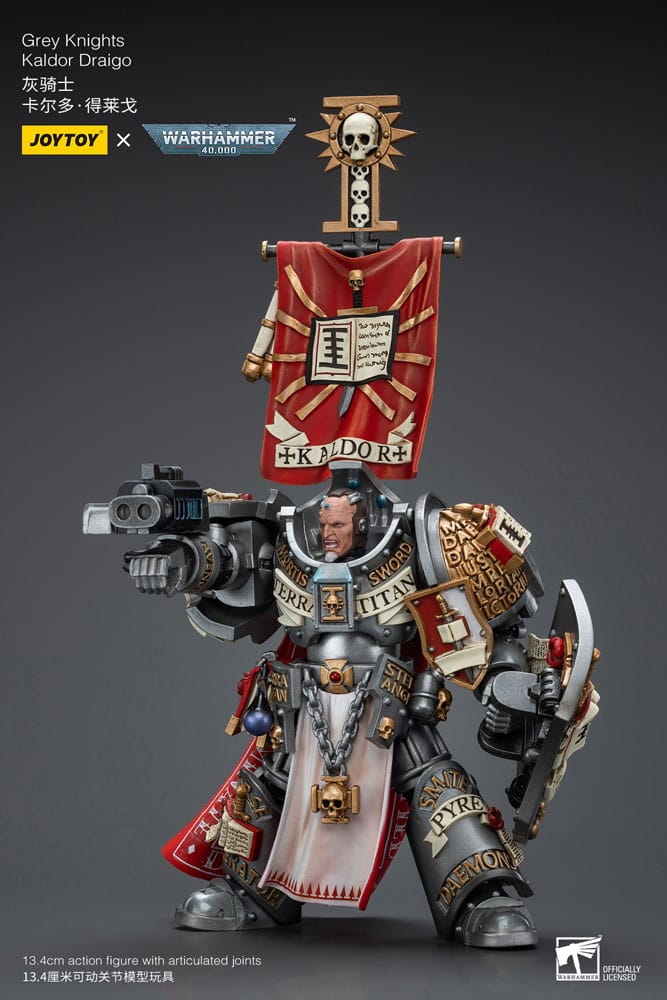 Warhammer 40k Action Figure 1/18 Grey Knights Kaldor Draigo 14 cm 6927054400201