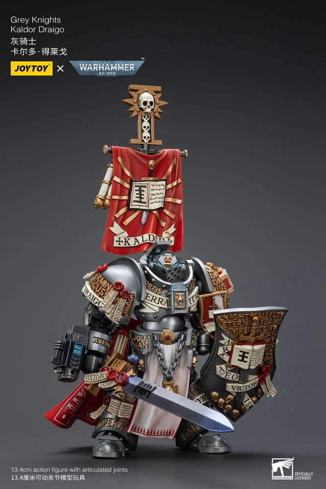 Warhammer 40k Action Figure 1/18 Grey Knights Kaldor Draigo 14 cm 6927054400201