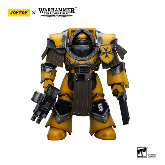 Warhammer The Horus Heresy Action Figure 1/18 Imperial Fists Legion Cataphractii Terminator Squad Legion Cataphractii with Chainfist 12 cm 6973130379398