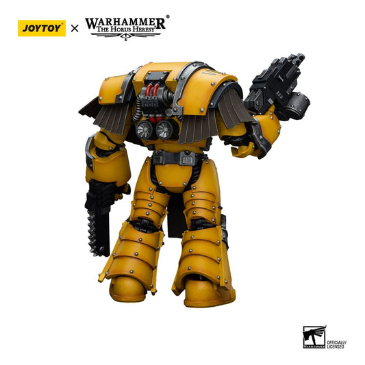 Warhammer The Horus Heresy Action Figure 1/18 Imperial Fists Legion Cataphractii Terminator Squad Legion Cataphractii with Chainfist 12 cm 6973130379398