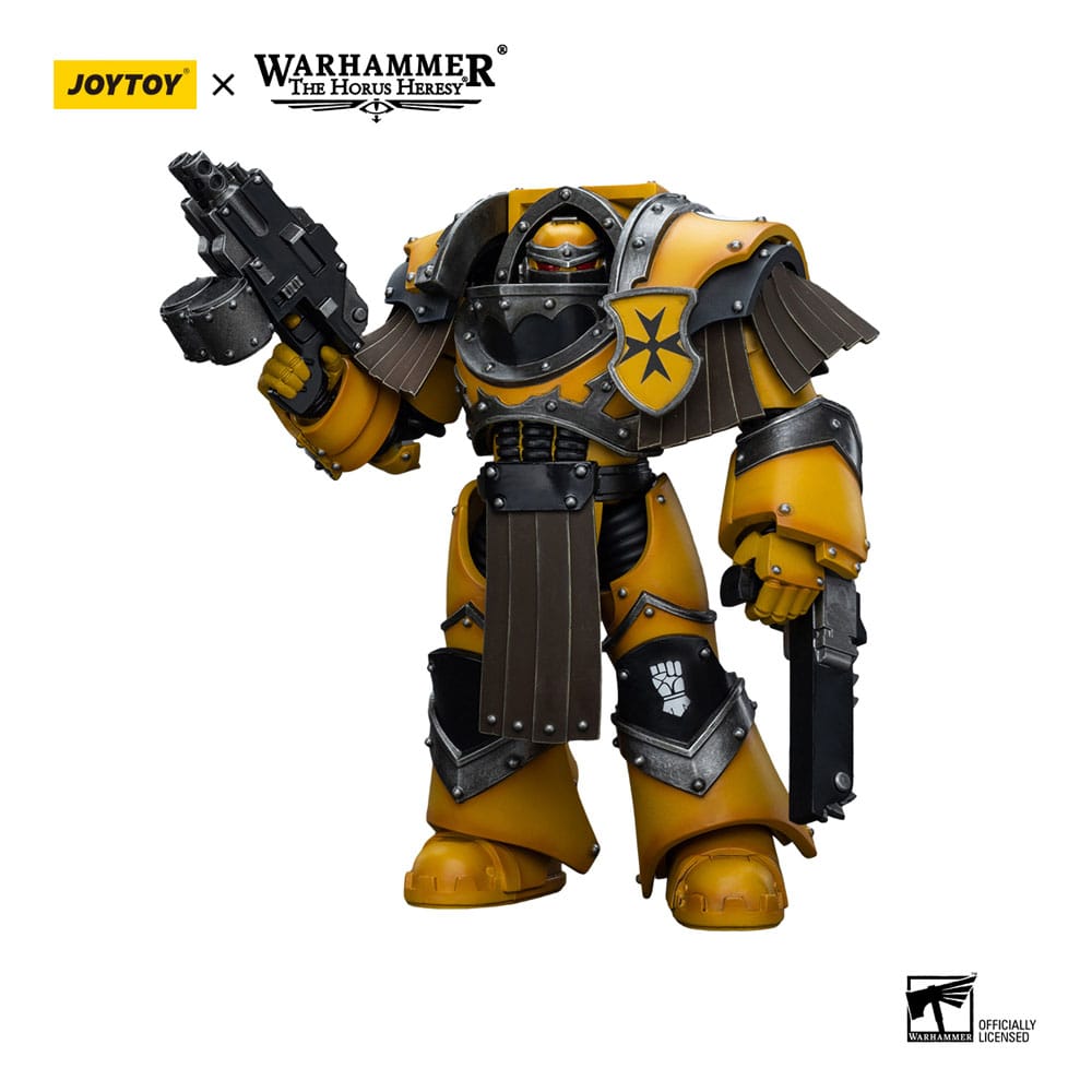 Warhammer The Horus Heresy Action Figure 1/18 Imperial Fists Legion Cataphractii Terminator Squad Legion Cataphractii with Chainfist 12 cm 6973130379398