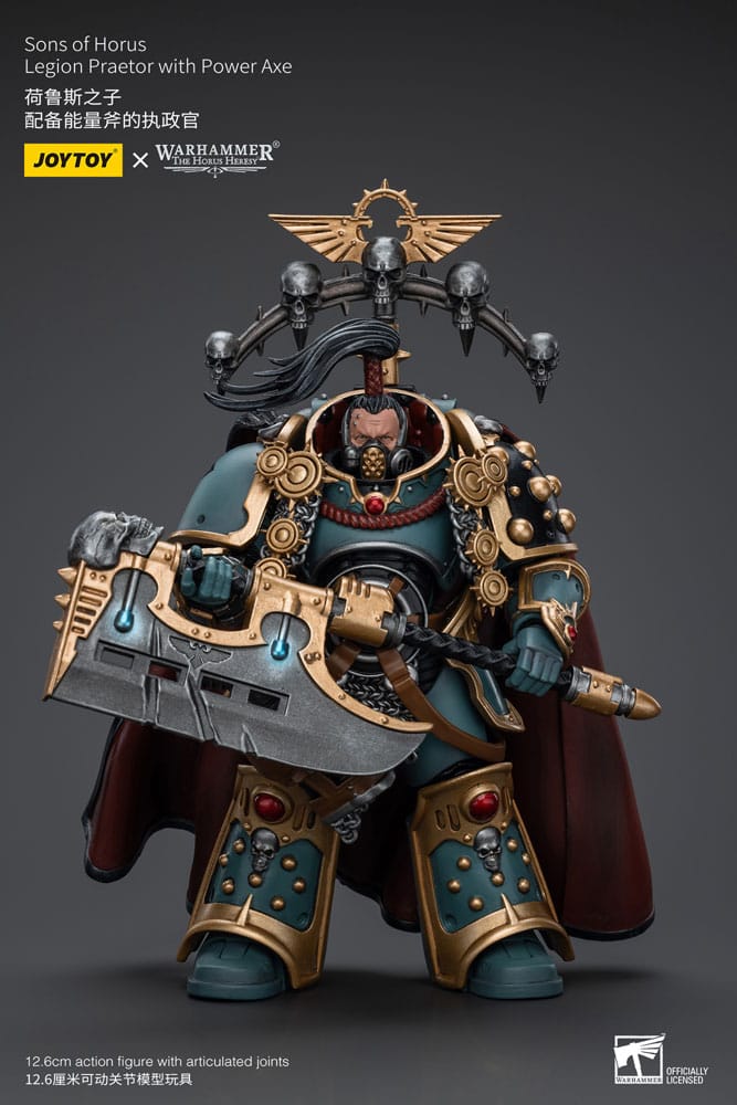 Warhammer The Horus Heresy Action Figure 1/18 Sons of Horus Legion Praetor with Power Axe 12 cm 6973130379503