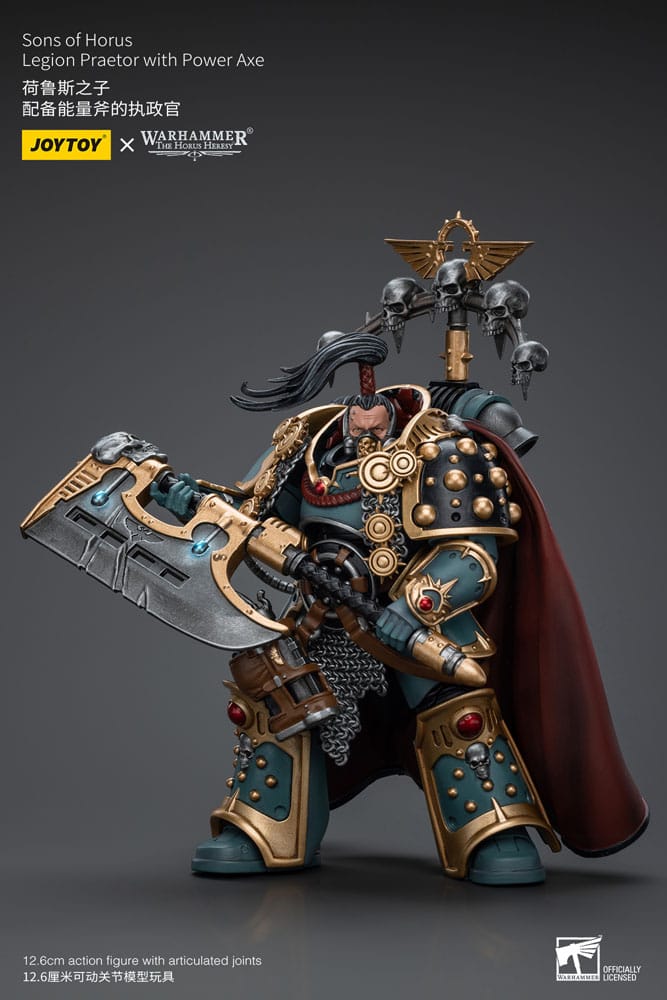 Warhammer The Horus Heresy Action Figure 1/18 Sons of Horus Legion Praetor with Power Axe 12 cm 6973130379503