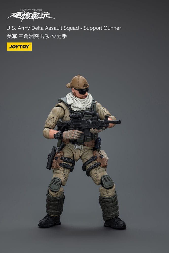 Hardcore Coldplay Action Figure 1/18 U.S. Army Delta Assault Squad Support Gunner 11 cm 6973130379558
