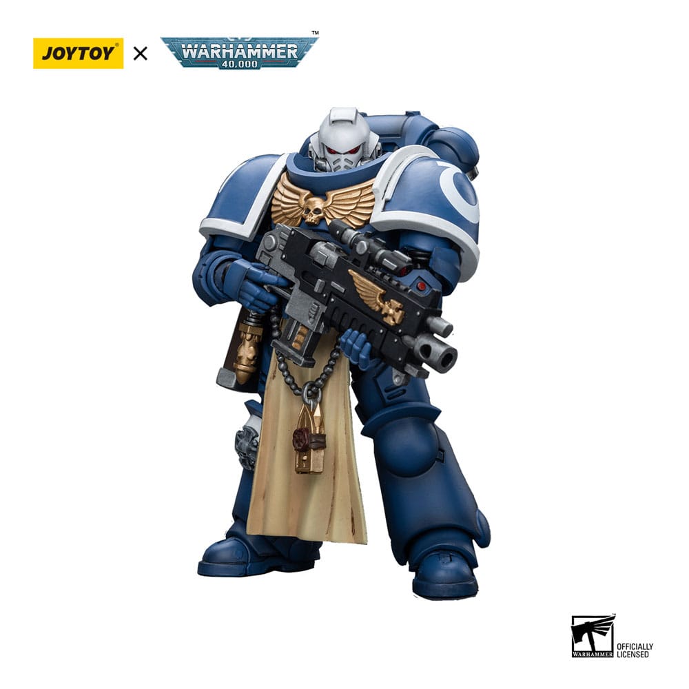 Warhammer 40k Action Figure 1/18 Ultramarines Sternguard Veteran with Bolt Rifle 12 cm 6973130379831