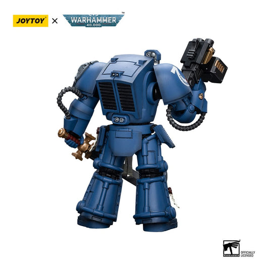 Warhammer 40k Action Figure 1/18 Ultramarines Terminator Squad Sergeant with Power Sword and Teleport Homer 12 cm 6973130379923