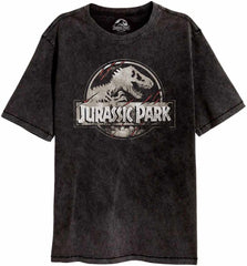 Jurassic Park T-Shirt Scratched Logo Size M 5056463479483