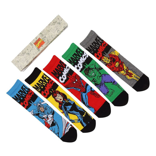 Marvel Socks 5-Pack Avengers S-M 5056688584481
