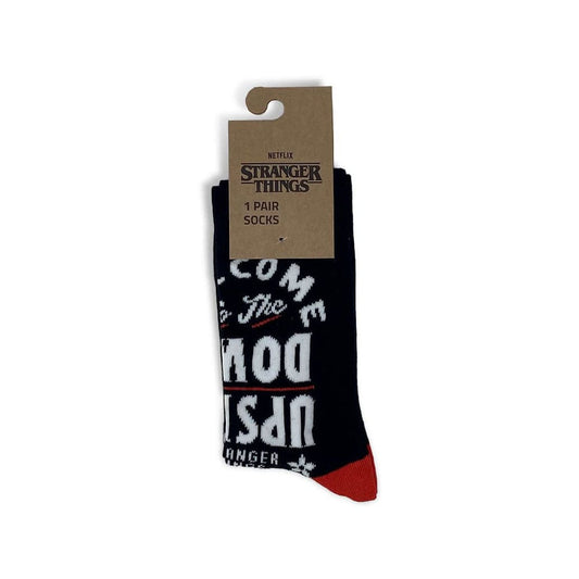 Stranger Things Socks Upside Down Large 5056688510831