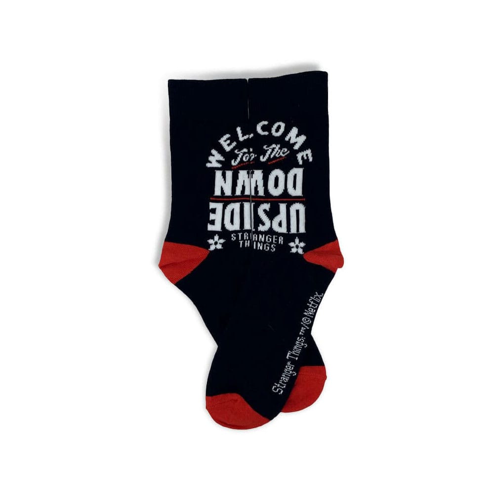 Stranger Things Socks Upside Down Large 5056688510831