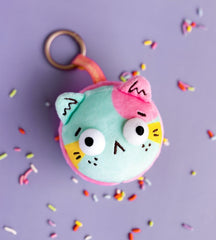 Meowcaron Plush Bag Charm Scared 7 cm 0810169171677