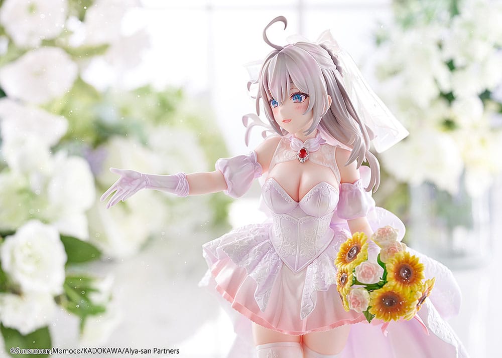 Alya Sometimes Hides Her Feelings in Russian Statue 1/7 Alisa Mikhailovna Kujou Wedding Dress Ver. 24 cm    4550687024173