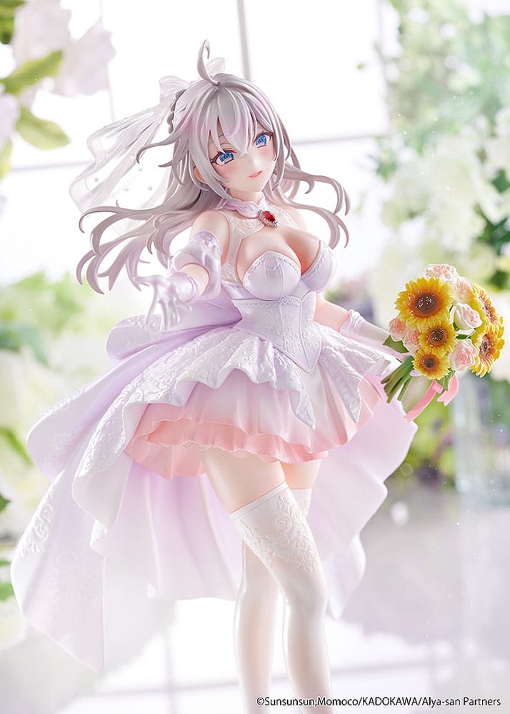 Alya Sometimes Hides Her Feelings in Russian Statue 1/7 Alisa Mikhailovna Kujou Wedding Dress Ver. 24 cm    4550687024173