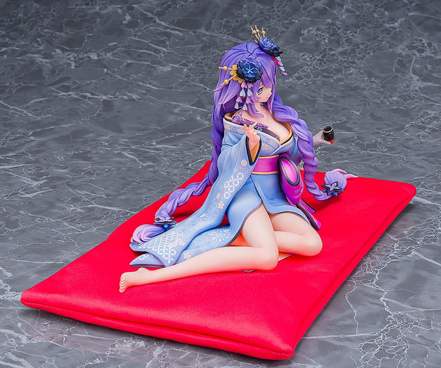 Neptunia x Senran Kagura Statue 1/7 Purple Heart Kimono Ver. 13 cm  4582698063230