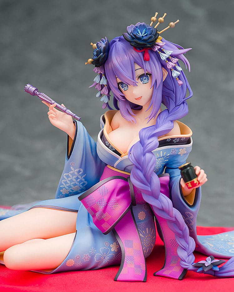 Neptunia x Senran Kagura Statue 1/7 Purple Heart Kimono Ver. 13 cm  4582698063230