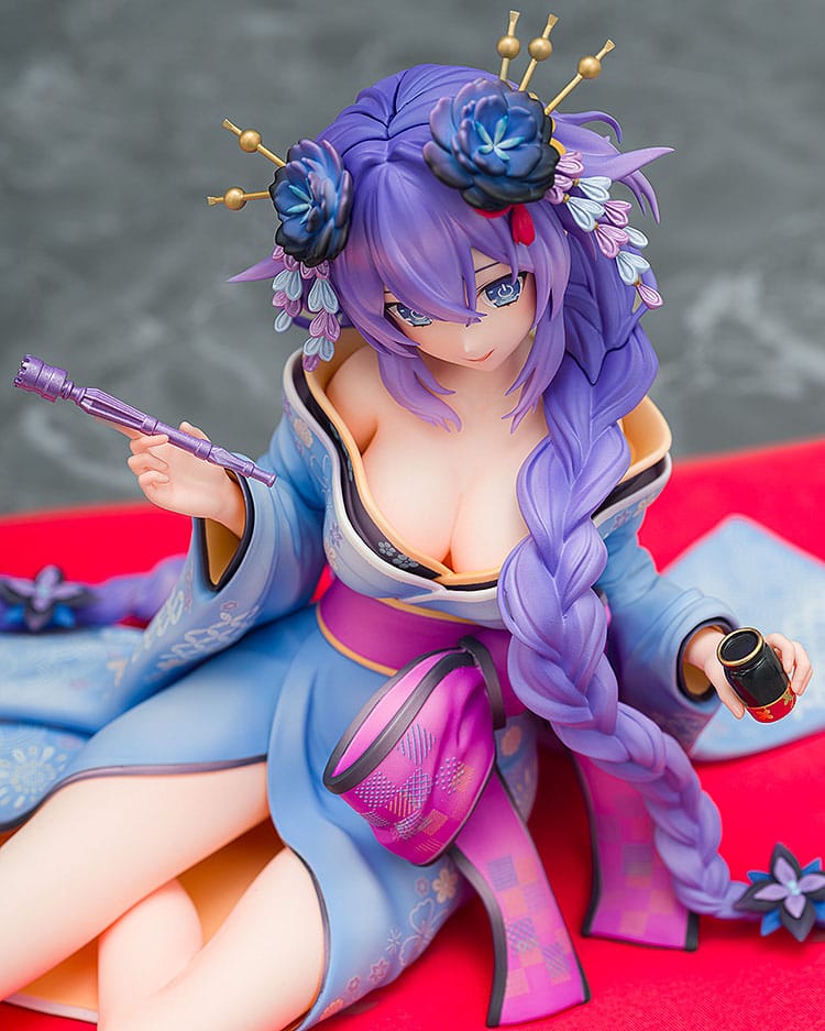 Neptunia x Senran Kagura Statue 1/7 Purple Heart Kimono Ver. 13 cm  4582698063230