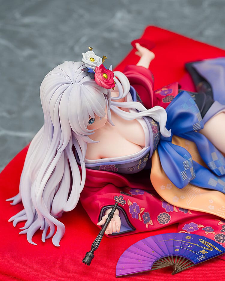 Neptunia x Senran Kagura Statue 1/7 Black Heart Kimono Ver. 10 cm  4582698063254