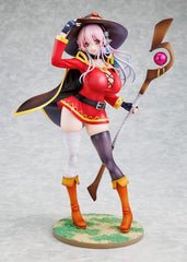 Super Sonico x Konosuba PVC Statue 1/7 Super Sonico Megumin collaboration Ver. 25 cm 4942330144947