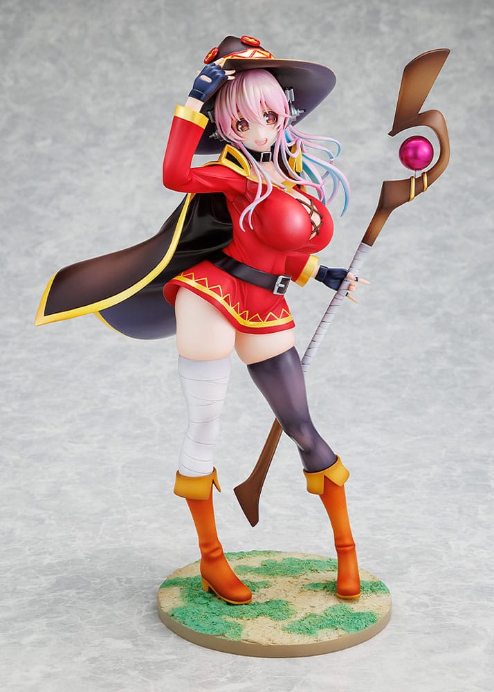 Super Sonico x Konosuba PVC Statue 1/7 Super Sonico Megumin collaboration Ver. 25 cm 4942330144947