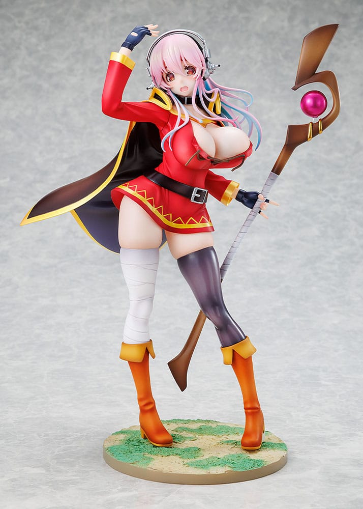 Super Sonico x Konosuba PVC Statue 1/7 Super Sonico Megumin collaboration Ver. 25 cm 4942330144947