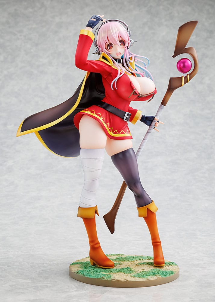 Super Sonico x Konosuba PVC Statue 1/7 Super Sonico Megumin collaboration Ver. 25 cm 4942330144947