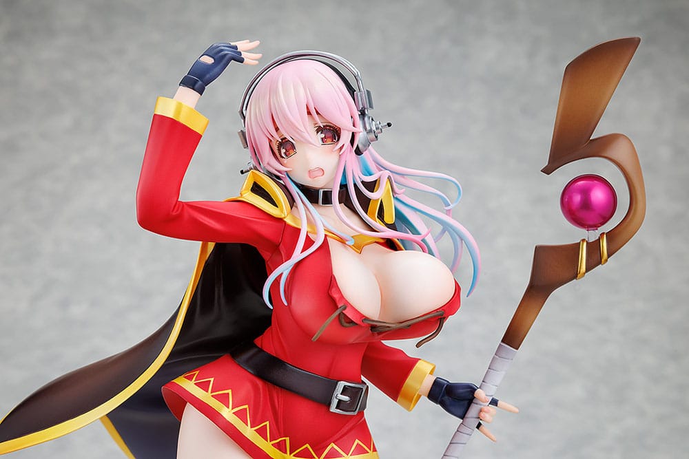 Super Sonico x Konosuba PVC Statue 1/7 Super Sonico Megumin collaboration Ver. 25 cm 4942330144947