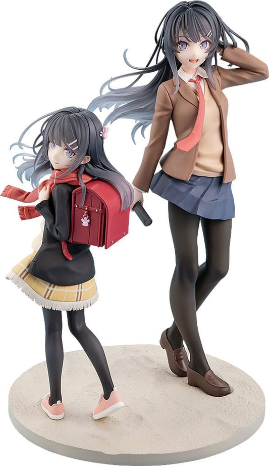 Rascal Does Not Dream of a Knapsack Kid PVC Statue Mai Sakurajima High School Graduation Ver. & Knapsack Kid 19 cm 4942330240762