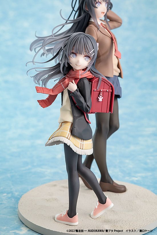 Rascal Does Not Dream of a Knapsack Kid PVC Statue Mai Sakurajima High School Graduation Ver. & Knapsack Kid 19 cm 4942330240762