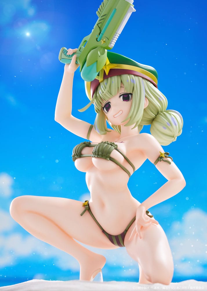 Gushing over Magical Girls Statue 1/6 Leoparde Swimsuit Ver. 22 cm  4942330381618