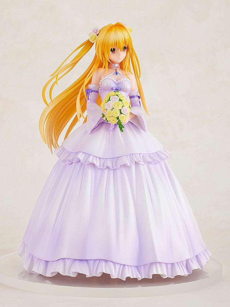 To Love-Ru Darkness PVC Statue 1/7 Golden Darkness Wedding Dress Ver. 23 cm 4935228597901