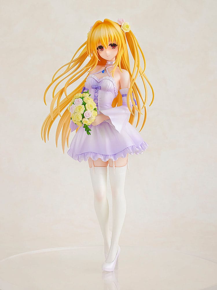 To Love-Ru Darkness PVC Statue 1/7 Golden Darkness Wedding Dress Ver. 23 cm 4935228597901