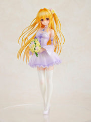 To Love-Ru Darkness PVC Statue 1/7 Golden Darkness Wedding Dress Ver. 23 cm 4935228597901