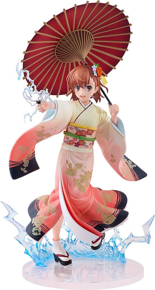 A Certain Scientific Railgun T Statue 1/7 Mikoto Misaka Furisode Kimono Ver. 28 cm  4935228639083