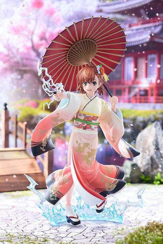 A Certain Scientific Railgun T Statue 1/7 Mikoto Misaka Furisode Kimono Ver. 28 cm  4935228639083