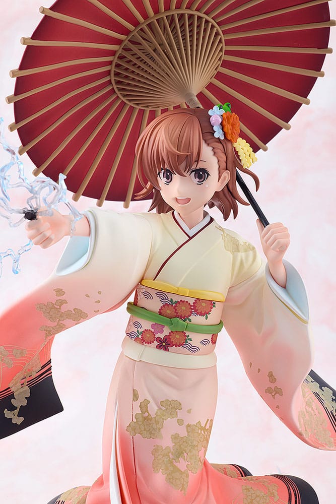 A Certain Scientific Railgun T Statue 1/7 Mikoto Misaka Furisode Kimono Ver. 28 cm  4935228639083