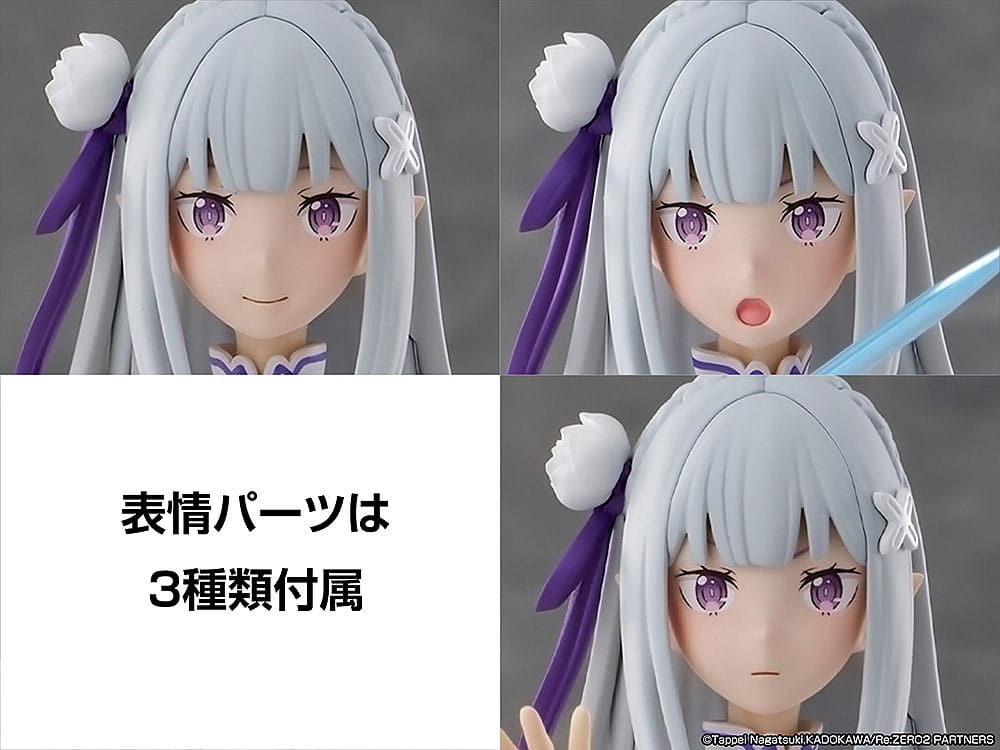 Re:Zero Starting Life in Another World Plastic Model Kit Emilia 16 cm   4935228698158