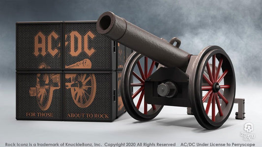 AC/DC Rock Ikonz On Tour Statues Cannon "For Those About to Rock" 0655646625119