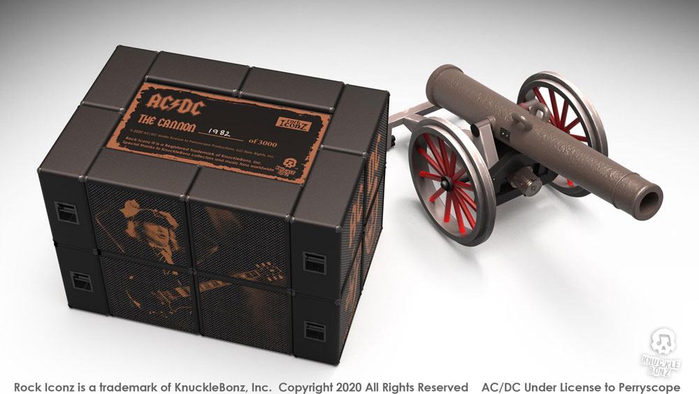 AC/DC Rock Ikonz On Tour Statues Cannon "For Those About to Rock" 0655646625119