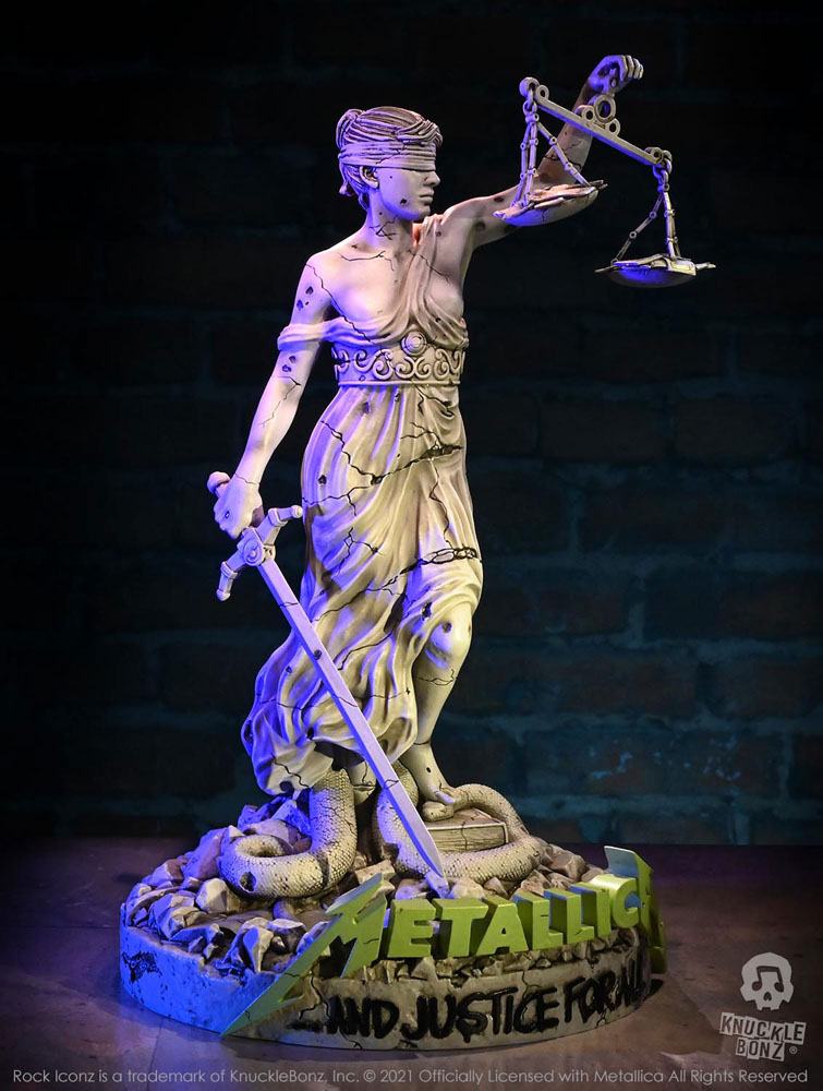 Metallica Rock Ikonz On Tour Statue Lady Justice 0785571595192
