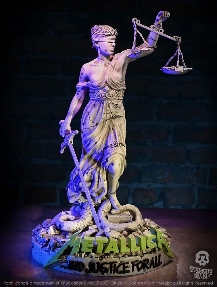 Metallica Rock Ikonz On Tour Statue Lady Justice 0785571595192