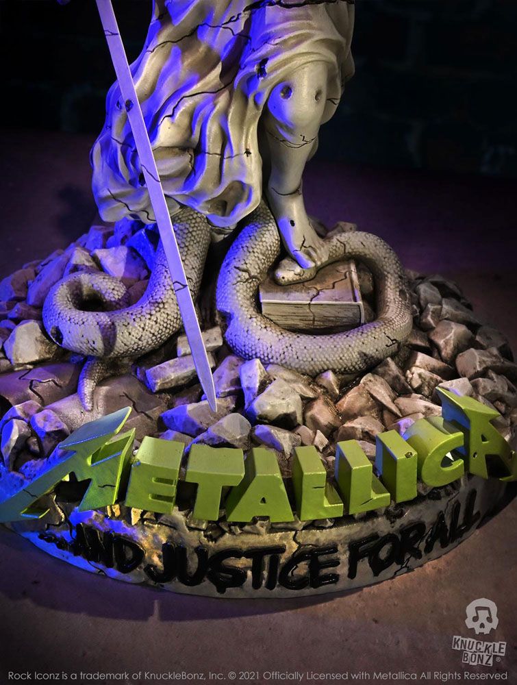 Metallica Rock Ikonz On Tour Statue Lady Justice 0785571595192
