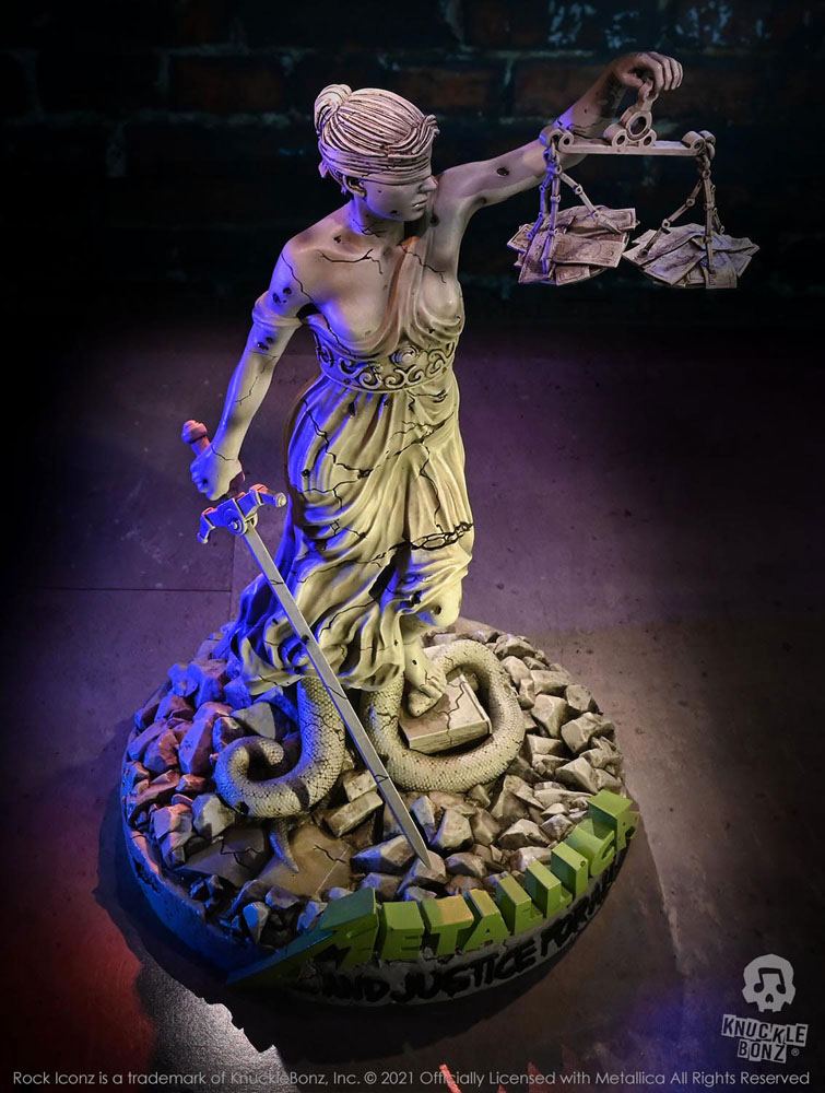 Metallica Rock Ikonz On Tour Statue Lady Justice 0785571595192