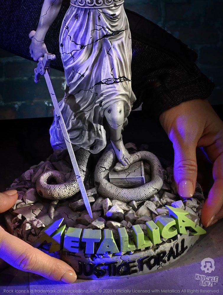 Metallica Rock Ikonz On Tour Statue Lady Justice 0785571595192