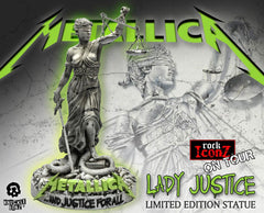 Metallica Rock Ikonz On Tour Statue Lady Justice 0785571595192