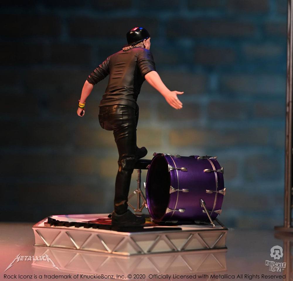 Metallica Rock Iconz Statue Lars Ulrich Limited Edition 22 cm 0655646625270
