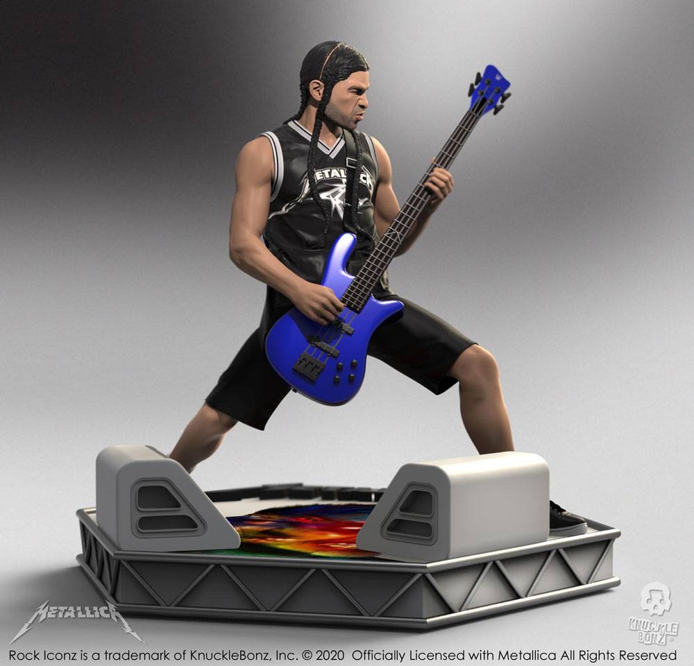Metallica Rock Iconz Statue Robert Trujillo Limited Edition 22 cm 0655646625294