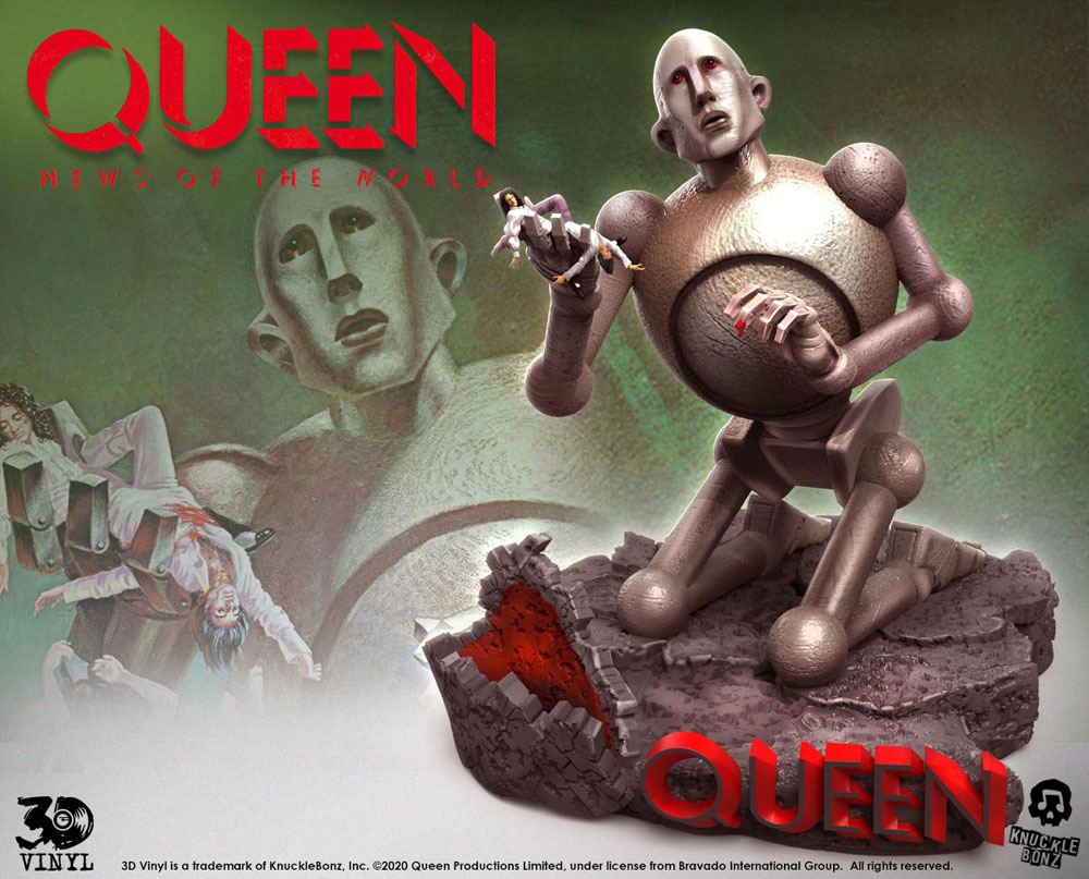 Queen 3D Vinyl Statue Queen Robot (News of the World) 20 x 21 x 24 cm 0785571595123